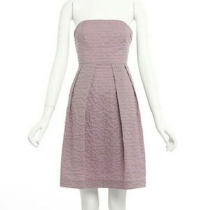 Strapless J Crew purple dress